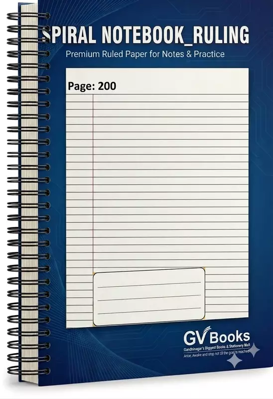 Gv Spiral Single Line 140 Pages